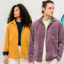 Veste Bleu Velluto Parme
