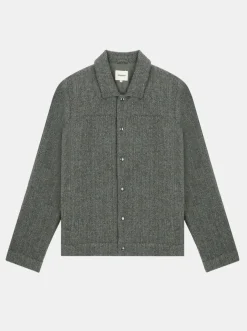 Veste Palermo Dark green herringbone