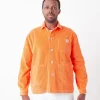 Veste velours côtelé mandarine
